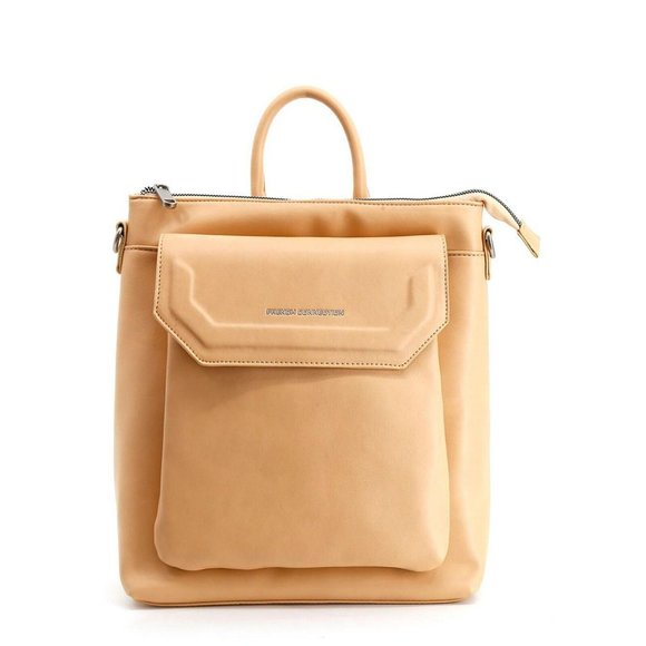 French Connection Handbags - NEW French Connection Women's Elise Convertible Faux Leather Backpack, Camel NWT